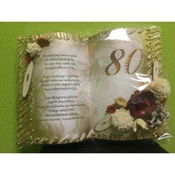 Jubiliejinis sveikinimas - 80